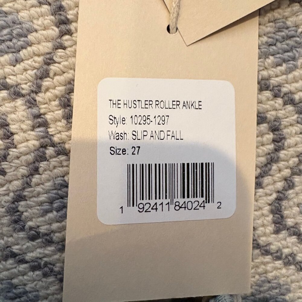 NWT MOTHER The Hustler Roller Ankle - Slip And Fall Blue (Medium) / 27 - Picture 4 of 6